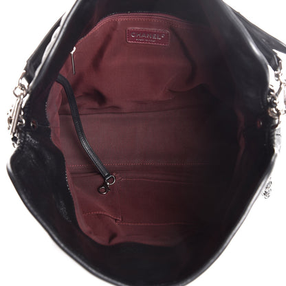 Chanel Caviar Quilted French Riviera Hobo Black 4 of 6