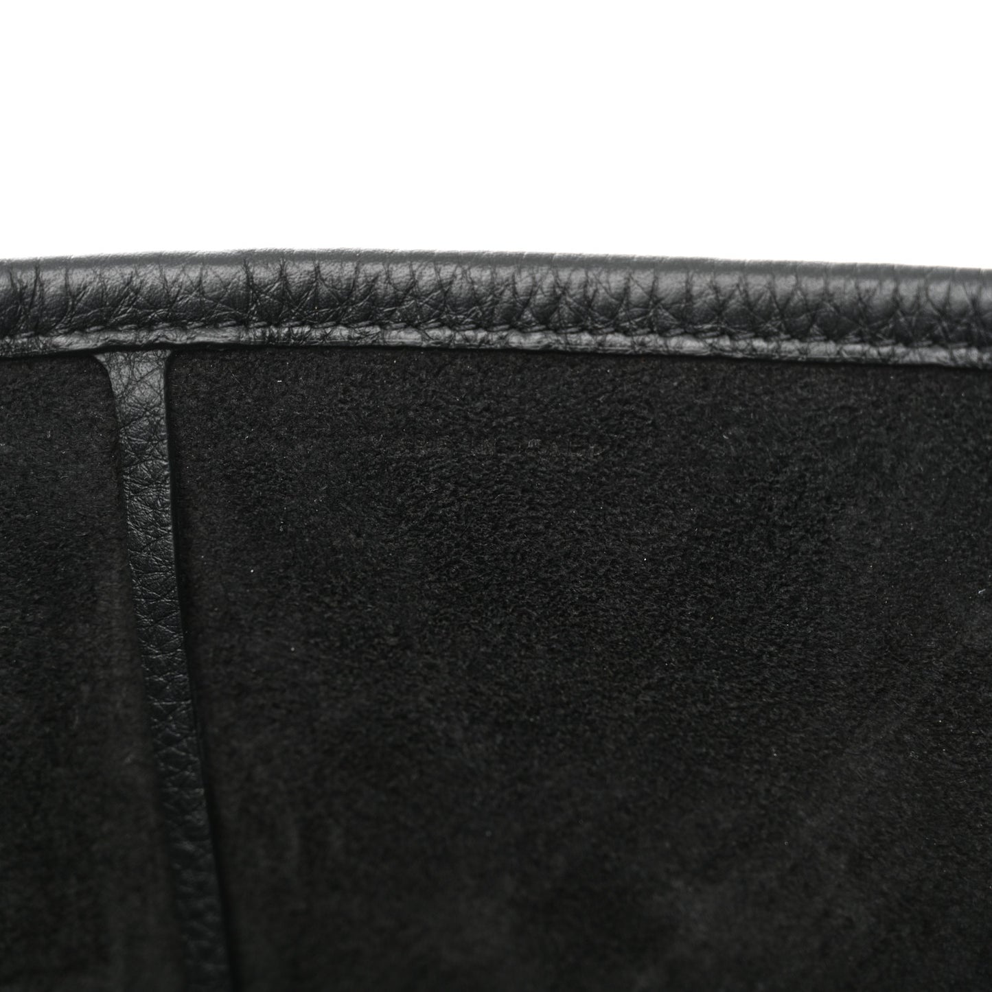 Grained Calfskin Medium N/S Park Tote Black