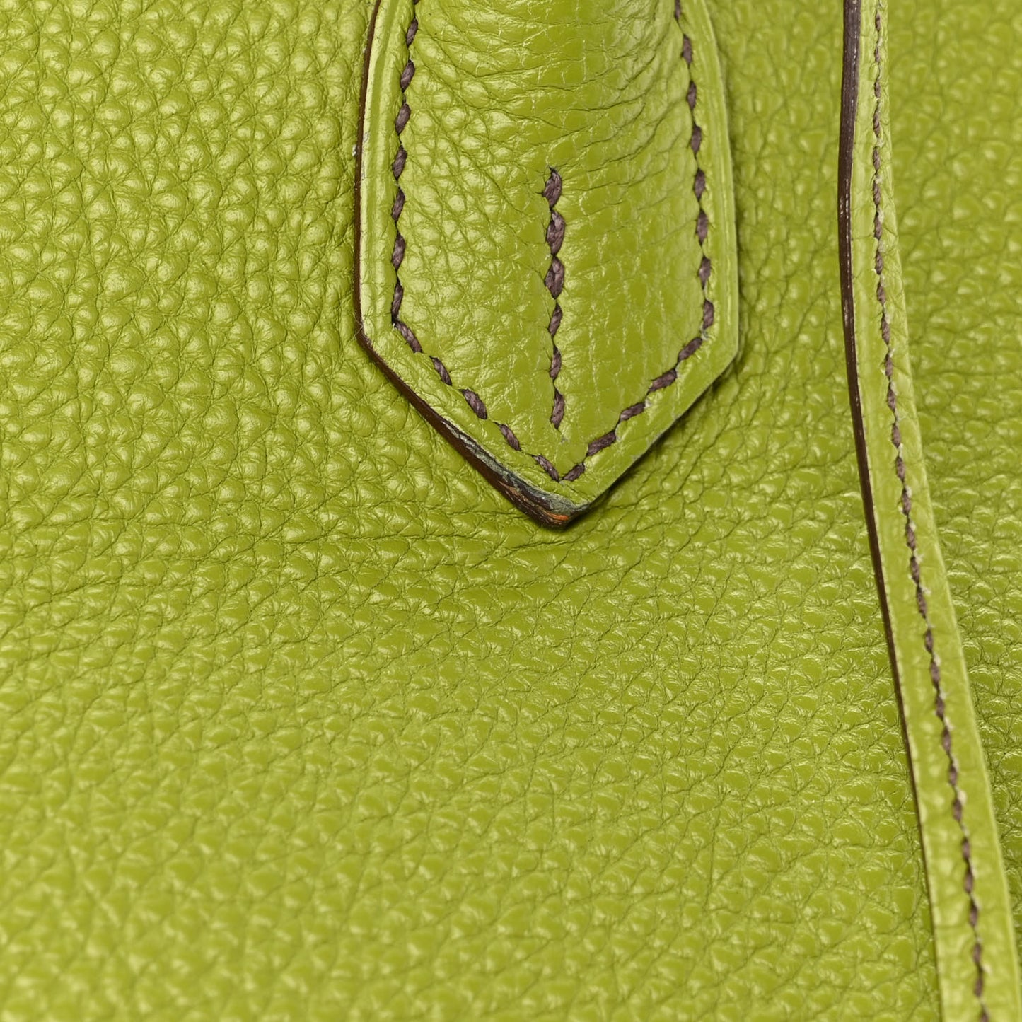 Togo Birkin 35 Vert Anis