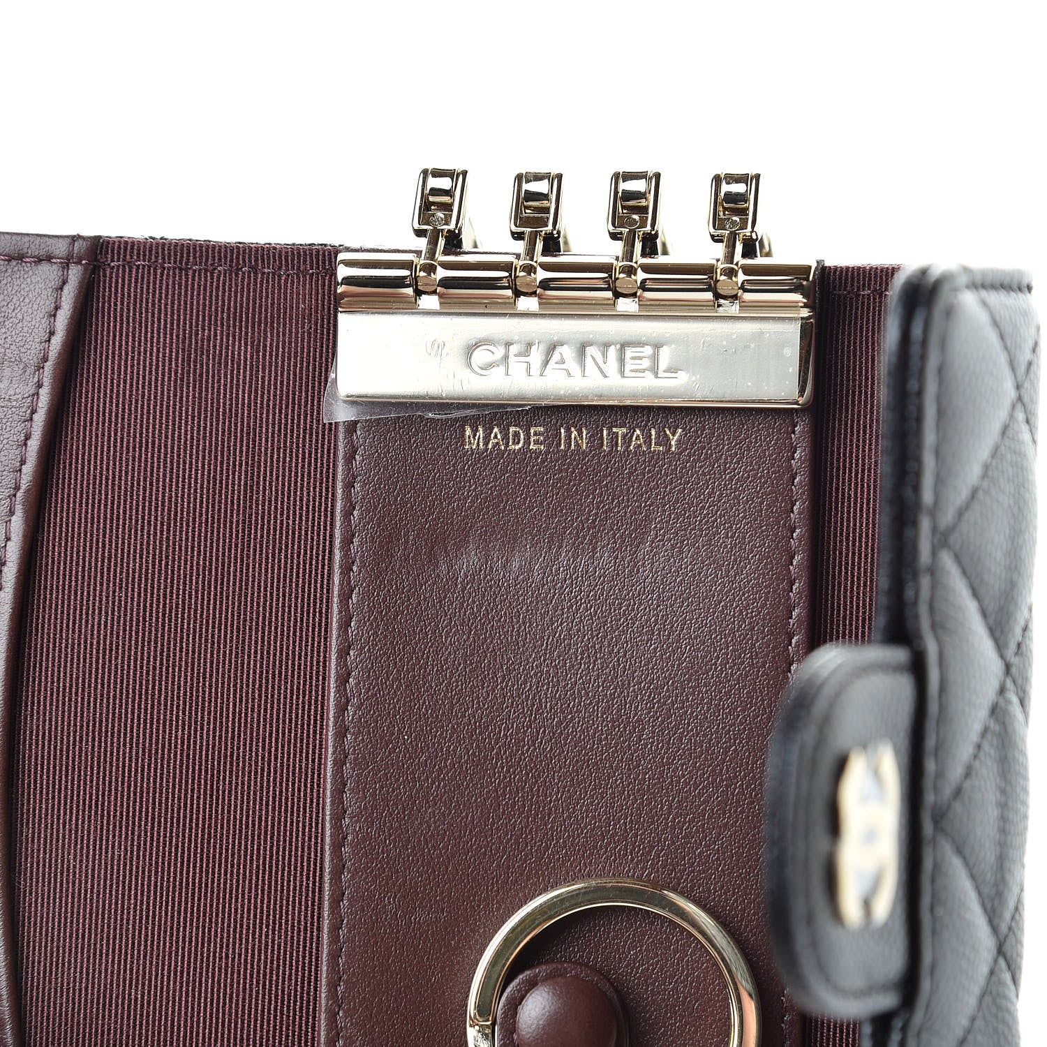 Chanel Caviar Quilted Classic 4 Key Holder Wallet Black 10 of 12