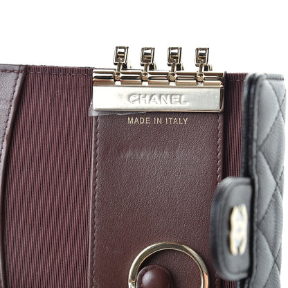 Chanel Caviar Quilted Classic 4 Key Holder Wallet Black 10 of 12