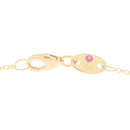 Roberto Coin 18K Yellow Gold Diamond Princess Butterfly Pendant Necklace 4 of 5