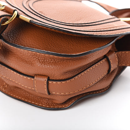 Chloe Calfskin Mini Marcie Round Crossbody Bag Tan 8 of 8