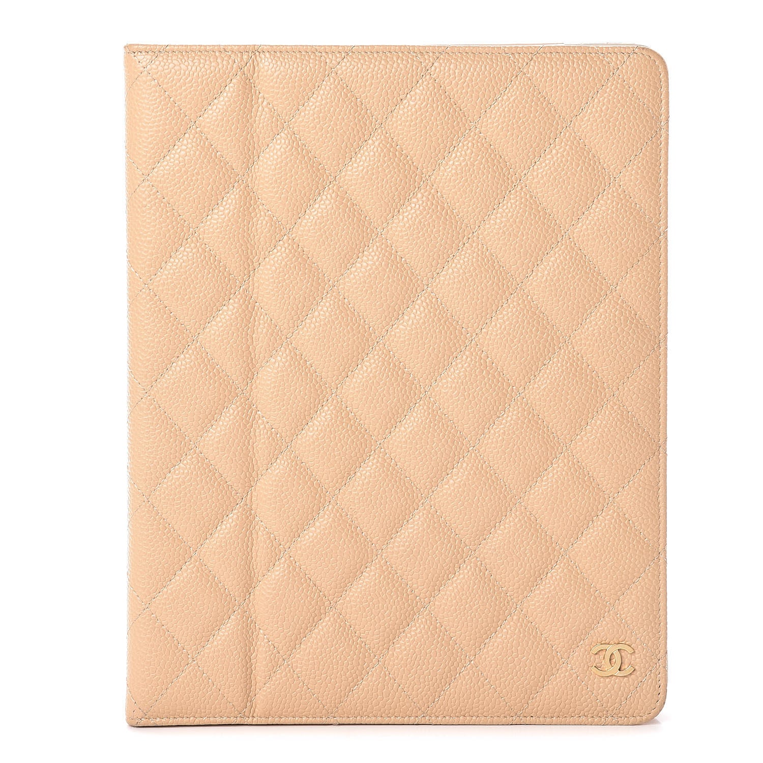 Chanel Caviar Quilted iPad Case Light Beige 1 of 13
