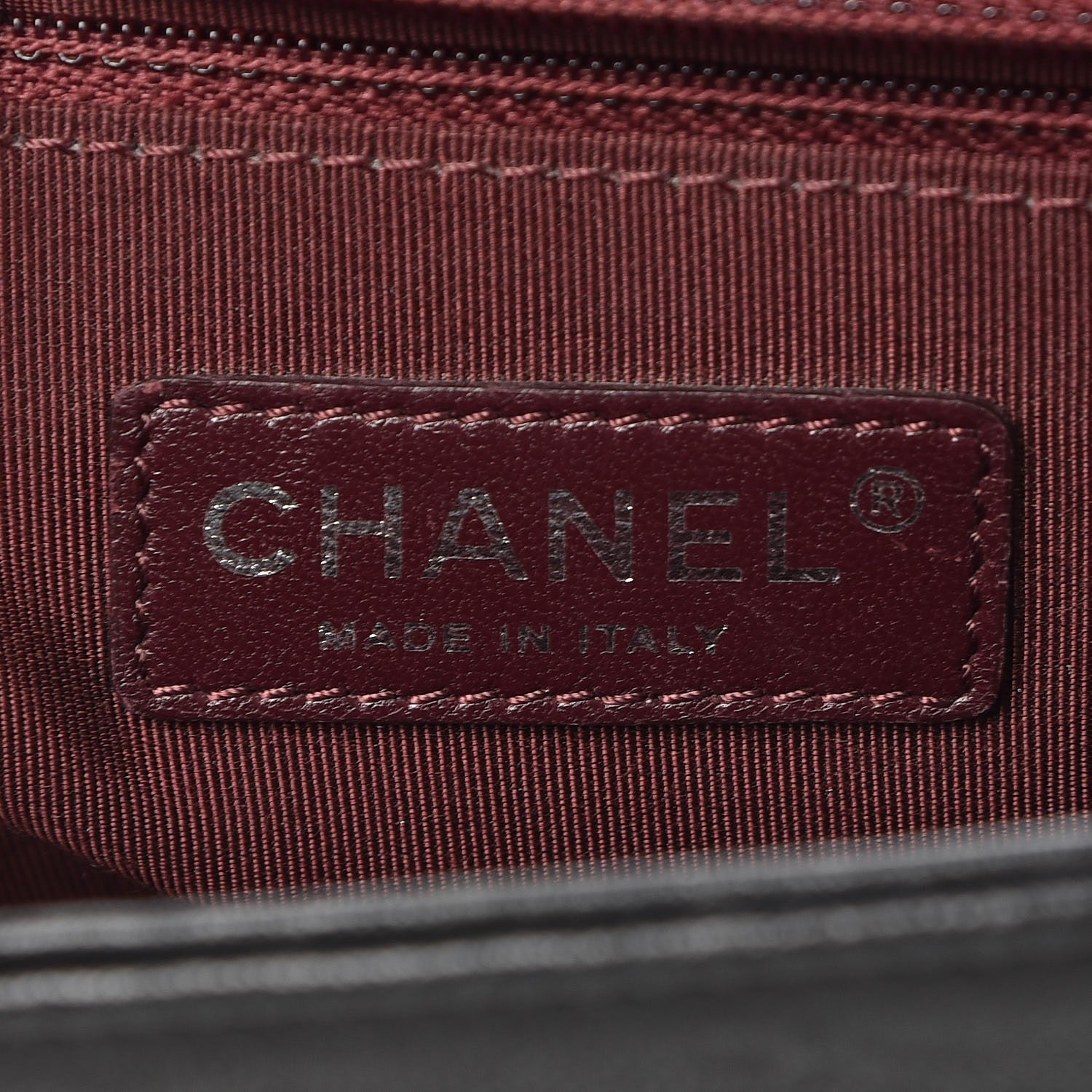 Chanel Crumpled Lambskin Medium Studded Boy Flap Black 6 of 10