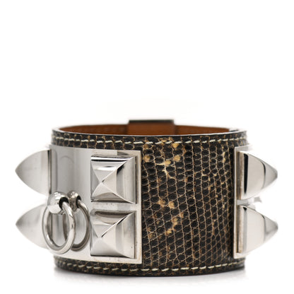 Hermes Lizard Collier De Chien CDC Bracelet L Ombre 1 of 4
