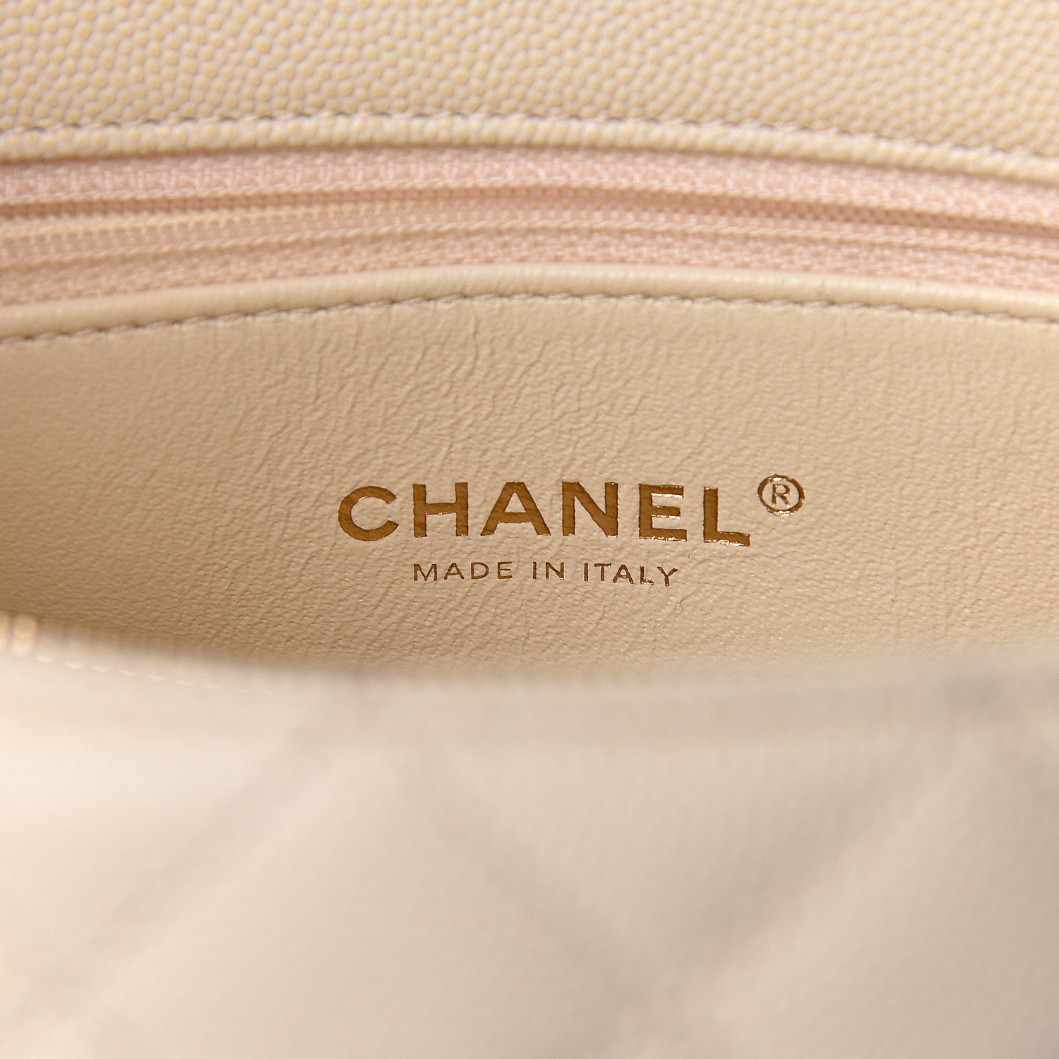 Chanel Caviar Lizard Quilted Small Coco Handle Flap Ivory 6 of 11