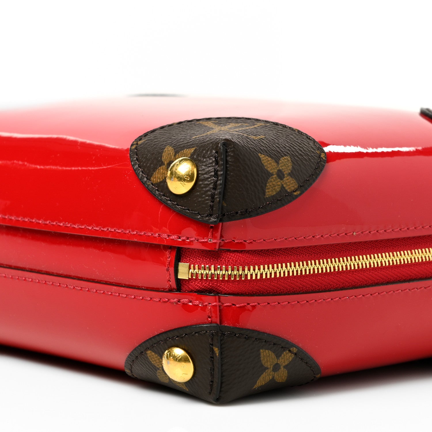 Louis Vuitton Patent Miroir Venice Scarlet 9 of 9