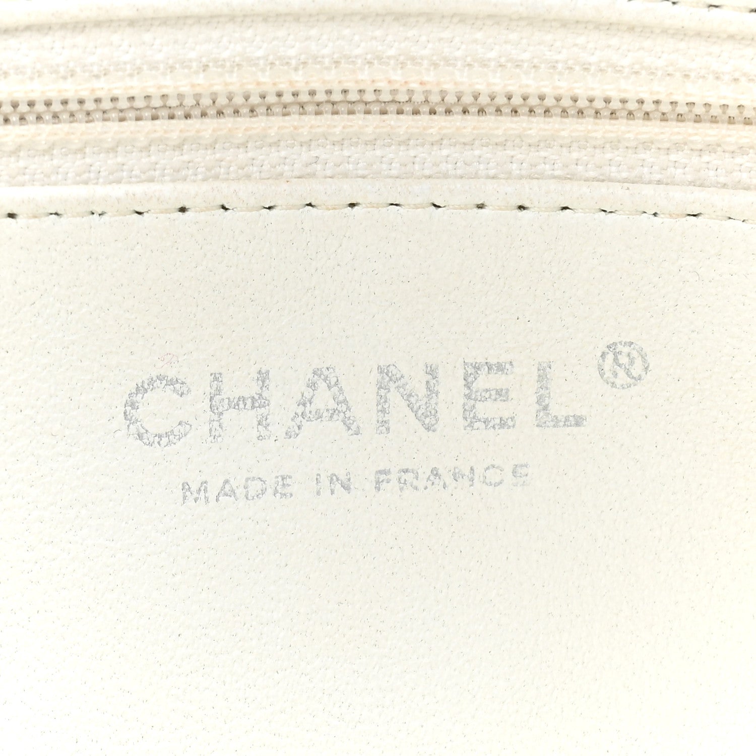 Chanel Caviar Quilted Timeless Clutch White 6 of 12