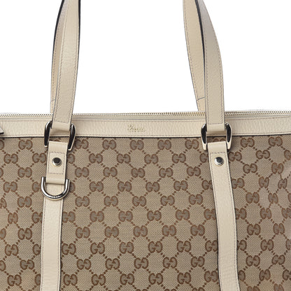 Gucci Monogram Small Abbey Tote Off White 8 of 9