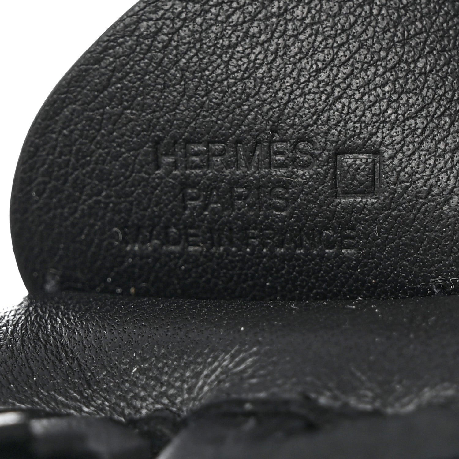 Hermes Milo Lambskin Matte Alligator Touch Grigri Rodeo Pegase Horse Bag Charm PM Black 3 of 5