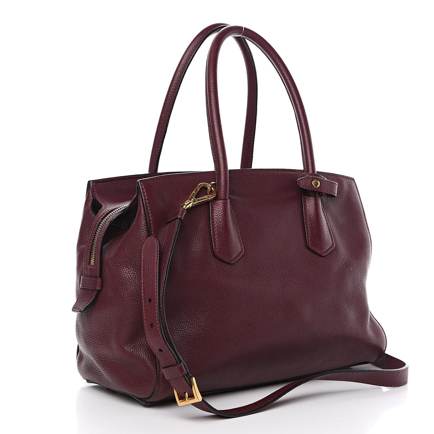 Vitello Daino Tote Granato