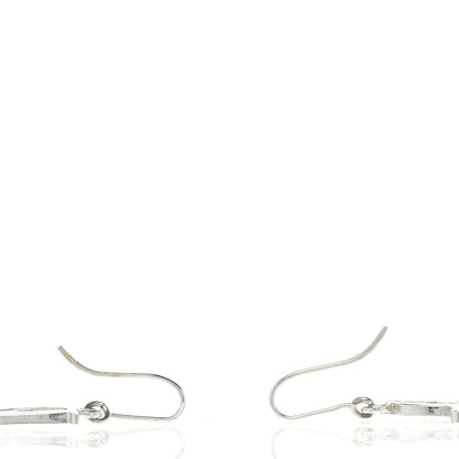 Christian Dior Crystal Logo Earrings Silver 3 of 3