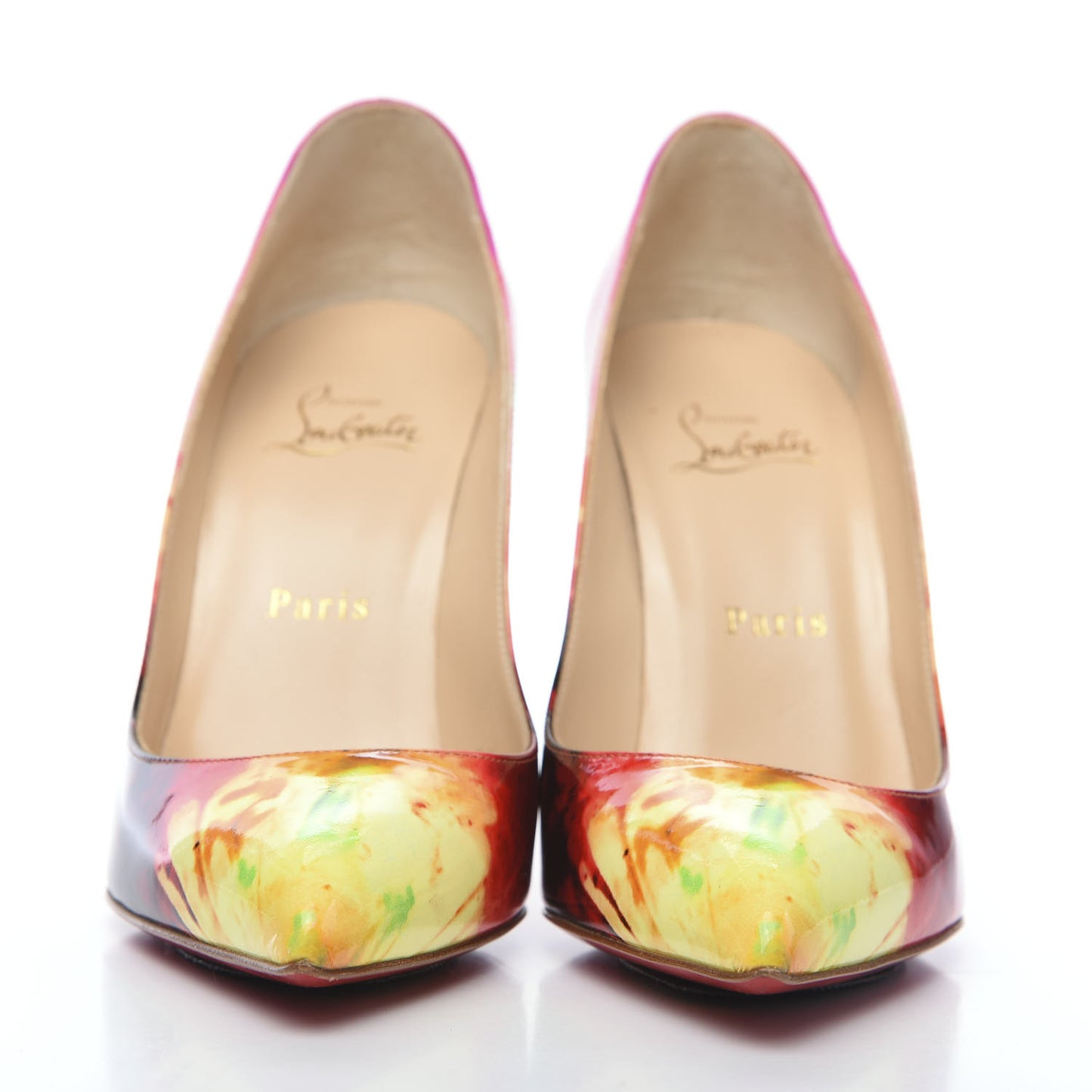 Patent Tie and Dye Pigalle Follies 100 Pumps 38 Multicolor