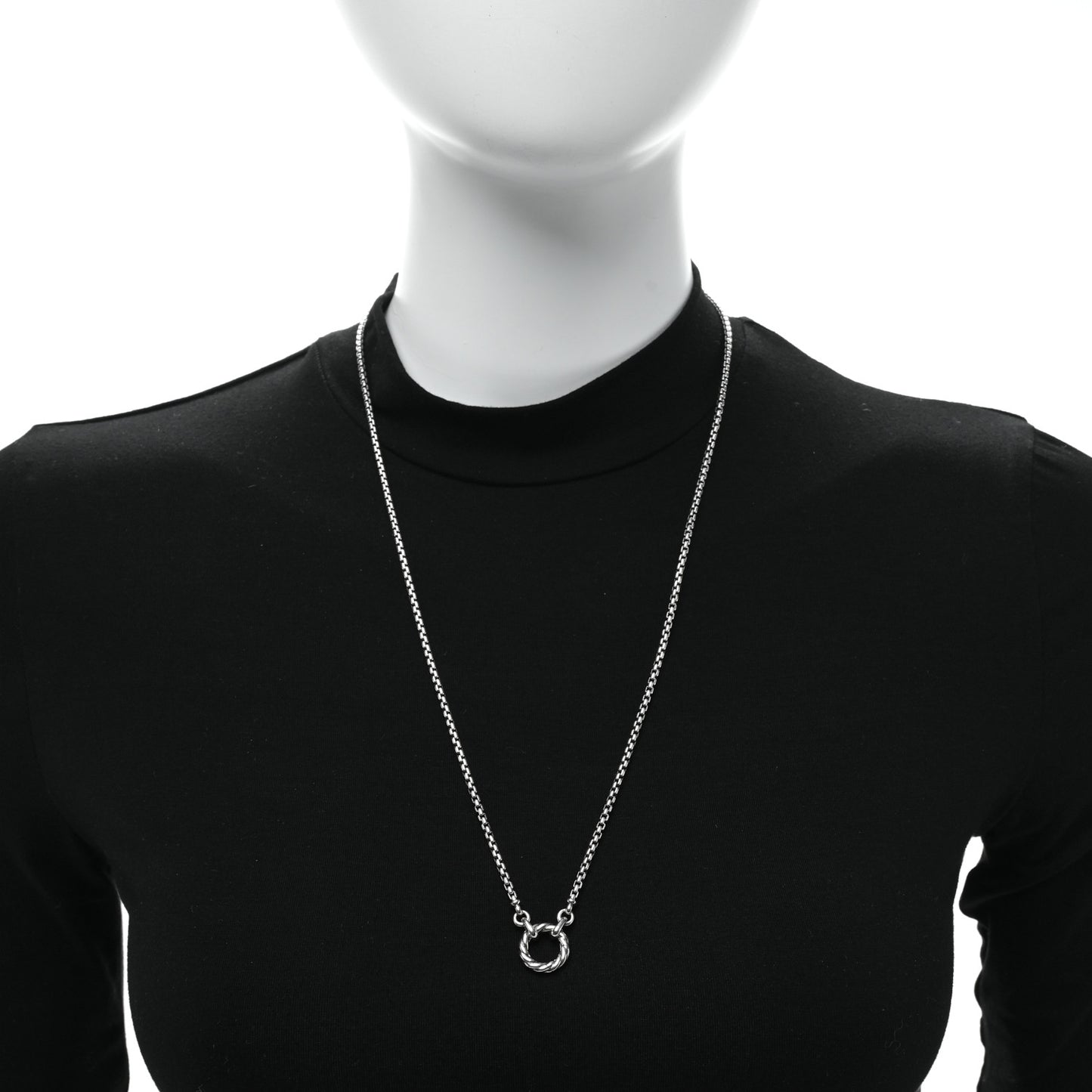 Sterling Silver 2.7mm Smooth Amulet Vehicle Box Chain Necklace