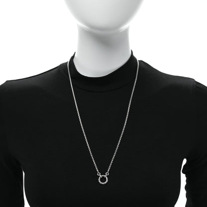 David Yurman Sterling Silver 2.7mm Smooth Amulet Vehicle Box Chain Necklace 2 of 4