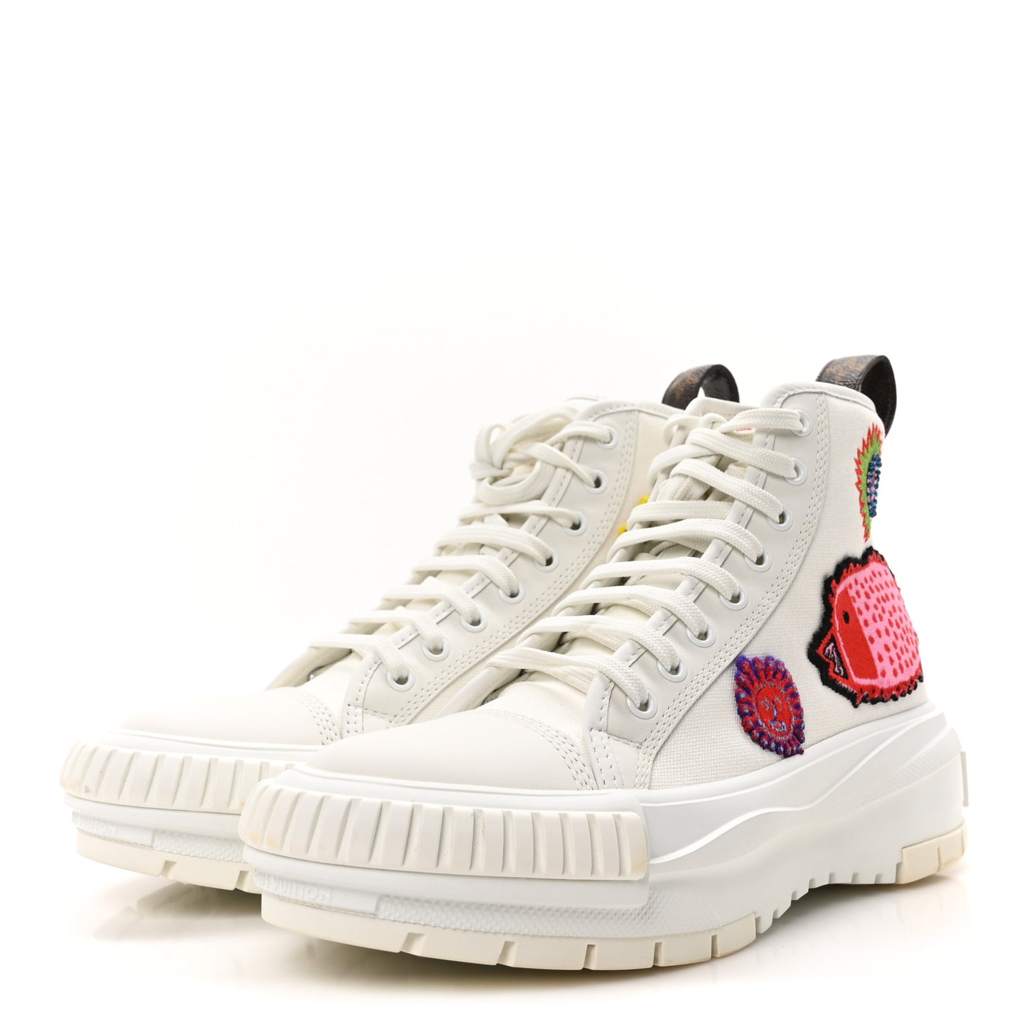 LV X YK Squad Sneaker Boot 37.5 White