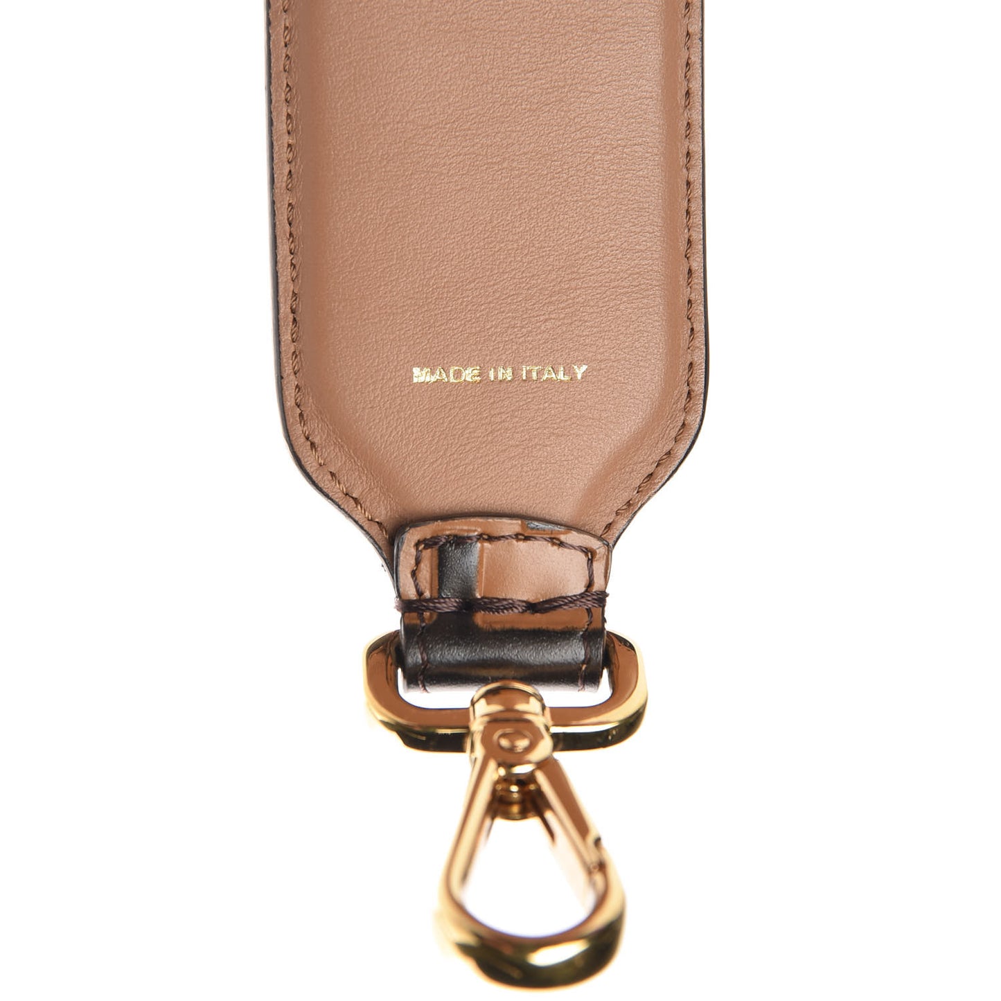 Calfskin FF 1974 Embossed Strap You Tobacco Black
