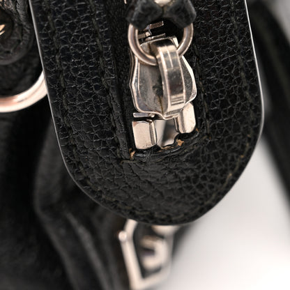 Balenciaga Chevre Silver Metallic Edge Hardware Nano City Black 18 of 20