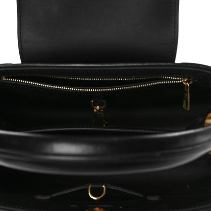 Louis Vuitton Lambskin Quilted Flower Capucines PM Black 6 of 10