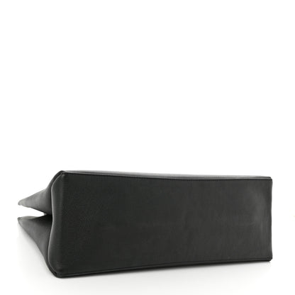 Louis Vuitton Grained Calfskin Lockme Shopper Black 4 of 9
