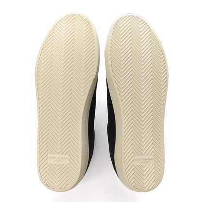 Saint Laurent Suede Mens Court Classic Sneakers 44 Black 5 of 10