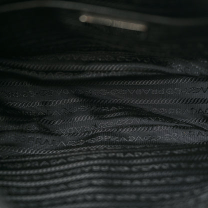 Prada Nylon Vela Messenger Bag Black 5 of 10