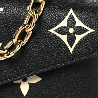 Louis Vuitton Empreinte Monogram Giant Pochette Metis East West Black Beige 7 of 10