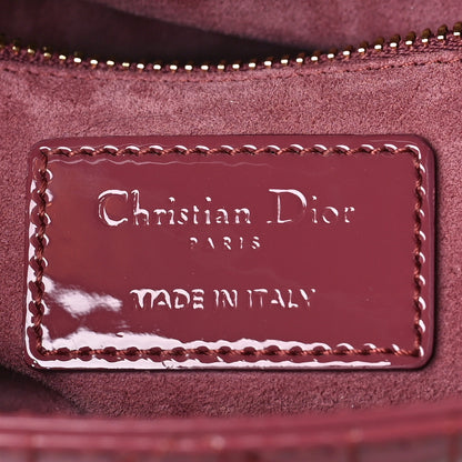 Christian Dior Patent Cannage Mini Lady Dior Pink 5 of 7