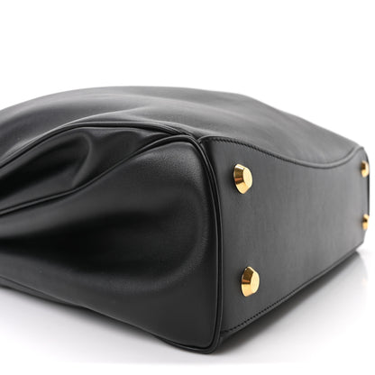 Balenciaga Natural Smooth Calfskin Medium Rodeo Top Handle Handbag Black 8 of 9