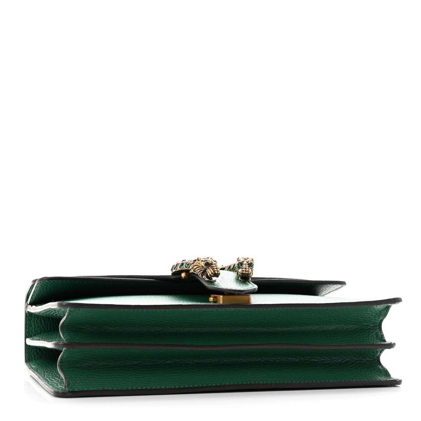 Pebbled Calfskin Small Dionysus Shoulder Bag Emerald