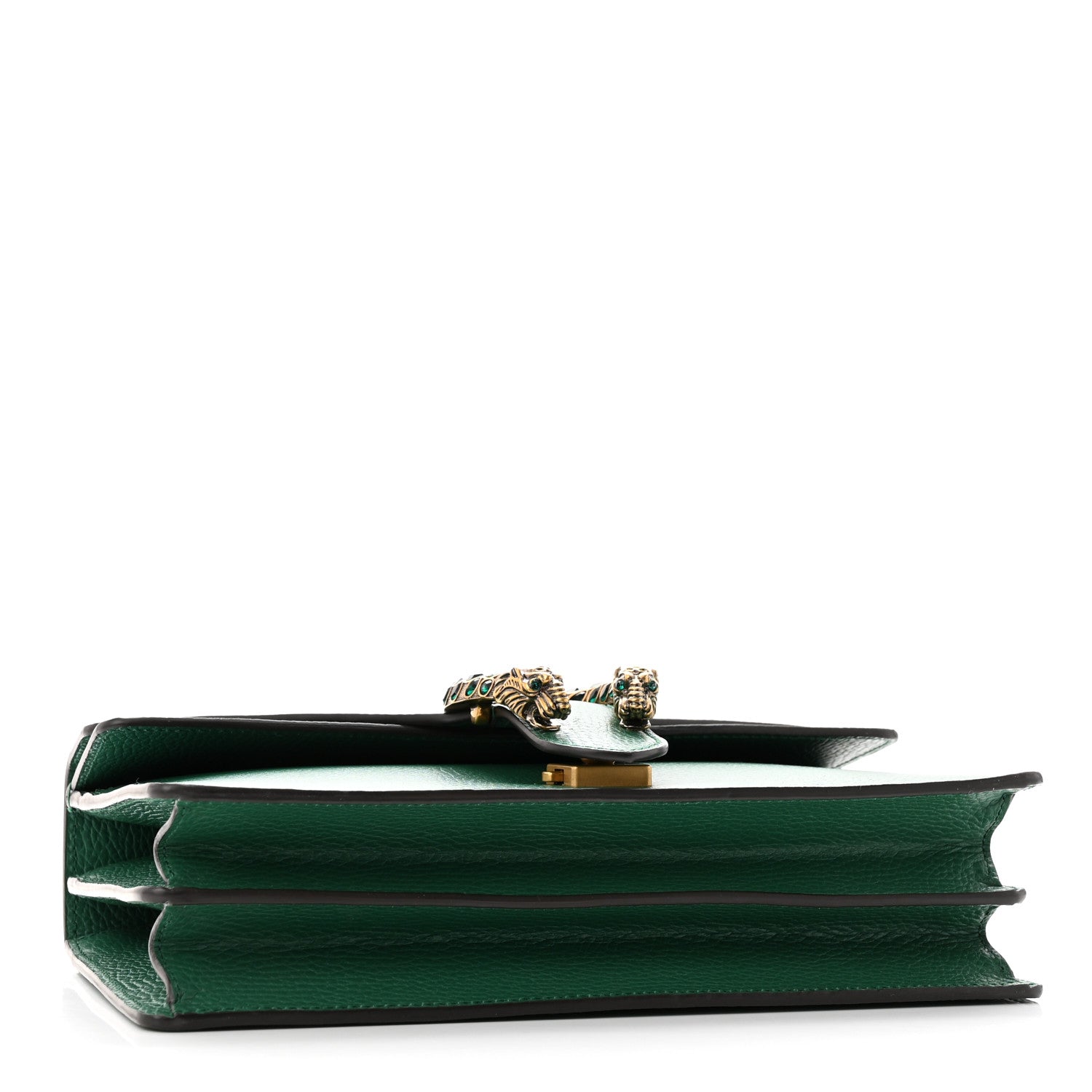 Gucci Pebbled Calfskin Small Dionysus Shoulder Bag Emerald 4 of 11