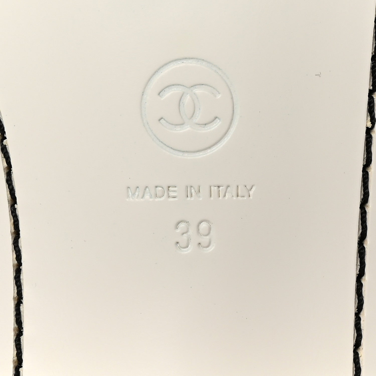 Chanel Calfskin CC Mules 39 Turquoise White 6 of 16