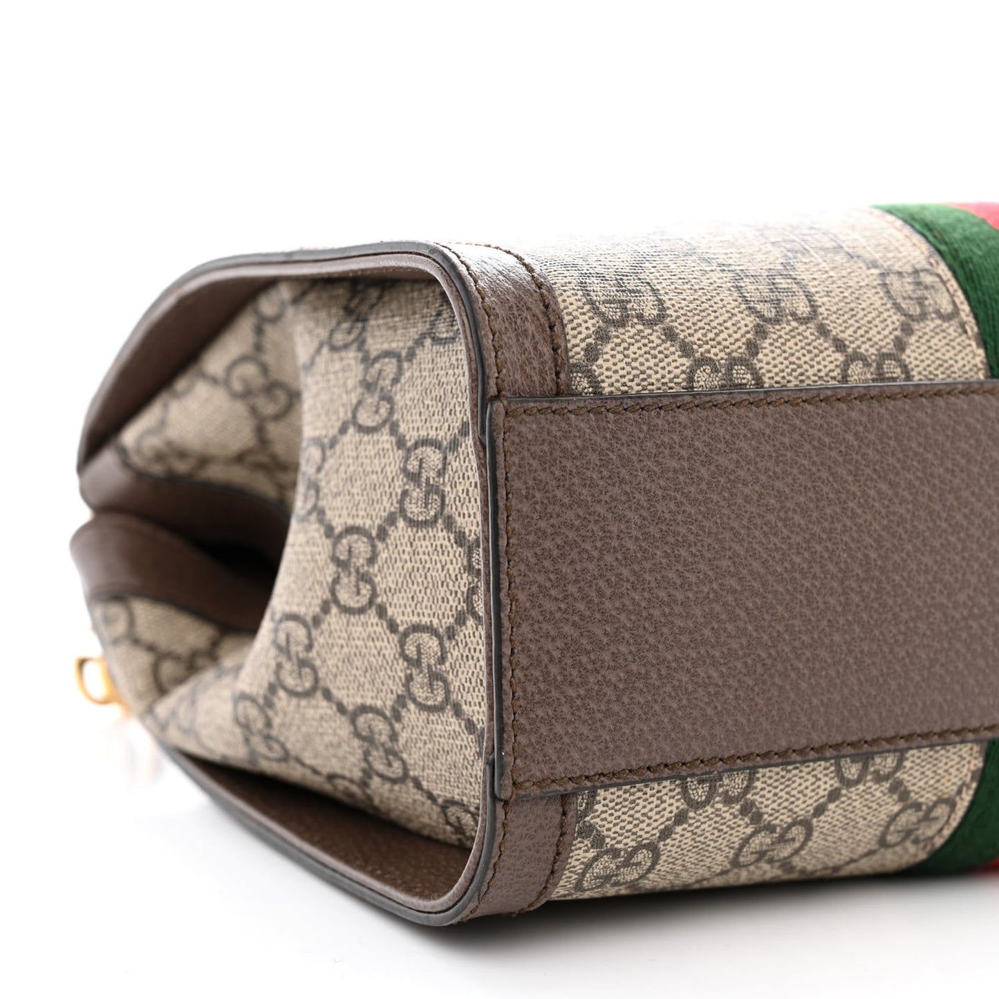 GG Supreme Monogram Small Ophidia Tote Bag Brown