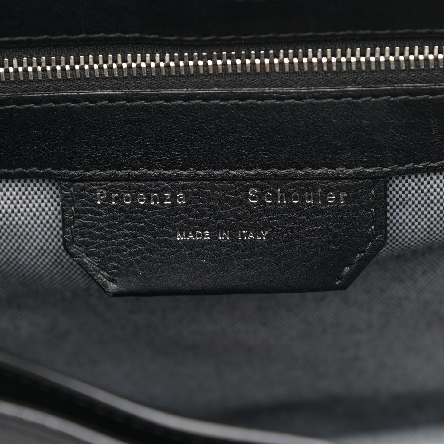 Soft Grainy Calfskin Medium PS1 Satchel Black