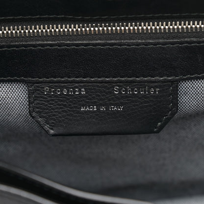 Proenza Schouler Soft Grainy Calfskin Medium PS1 Satchel Black 6 of 11