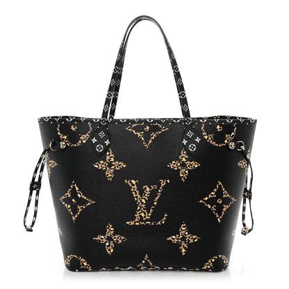 Louis Vuitton Monogram Giant Jungle Neverfull MM Black 1 of 10