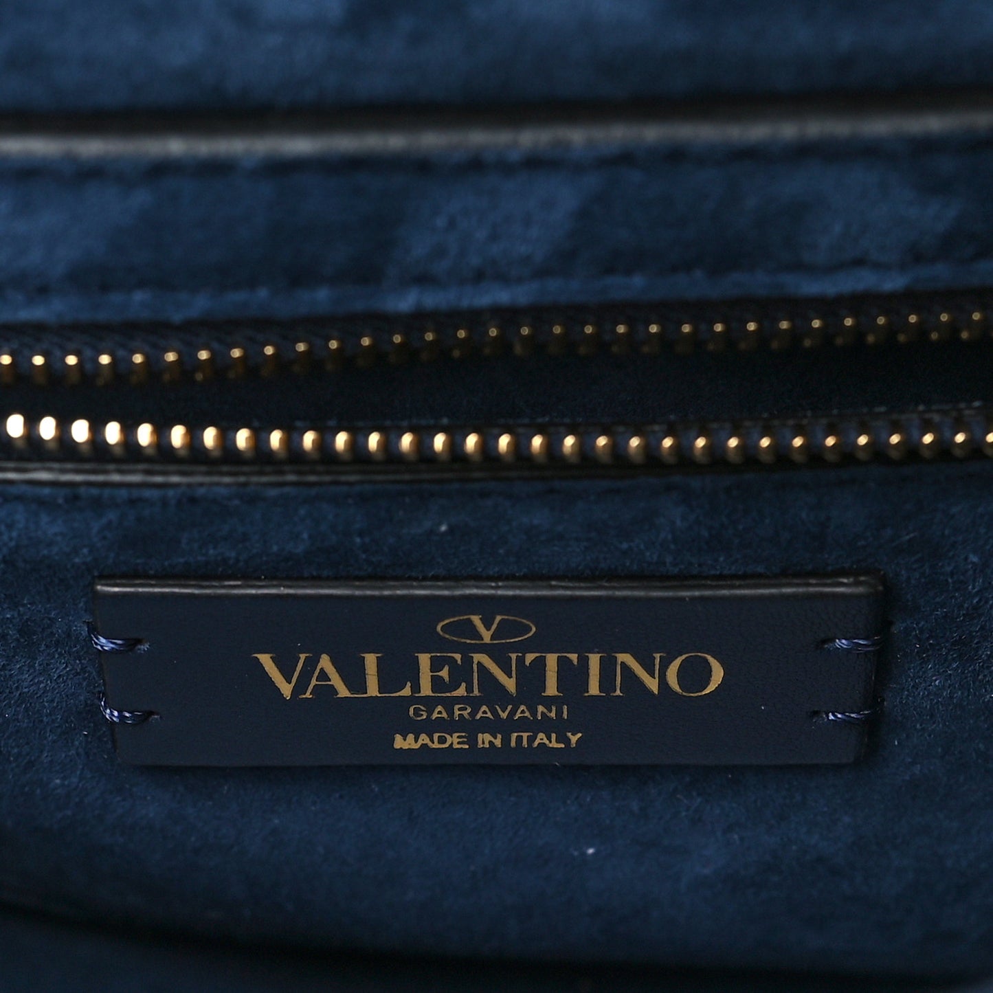 Cashmere Medium Roman Stud Shoulder Bag Marine