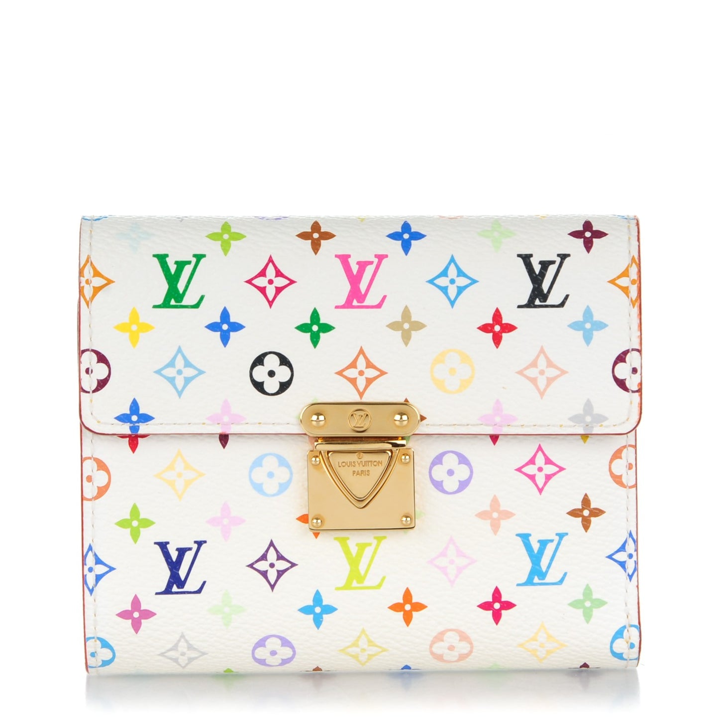 Monogram Multicolor Koala Wallet White