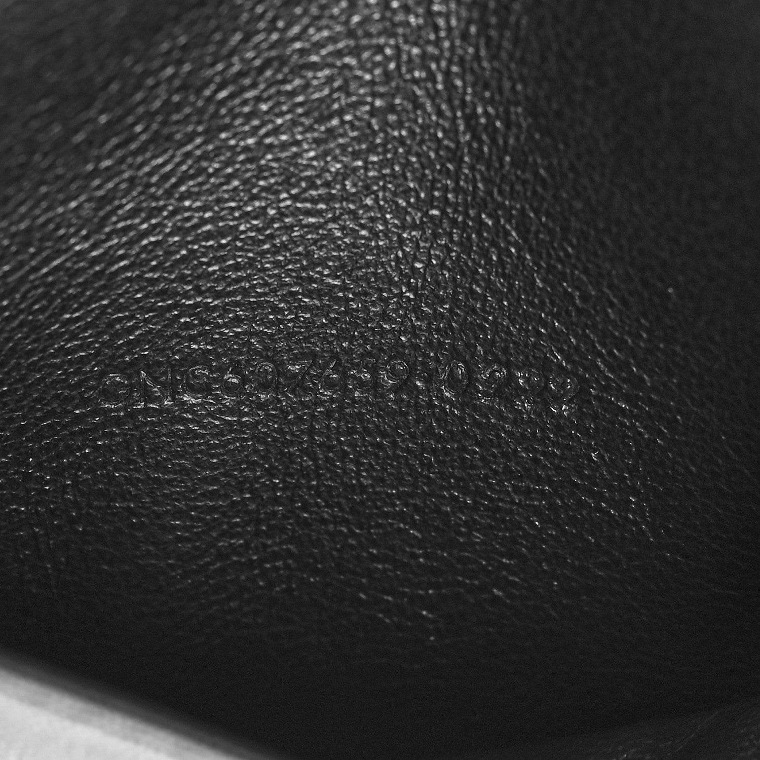 Saint Laurent Crocodile Embossed Tiny Cassandre Passport Holder Black 7 of 8
