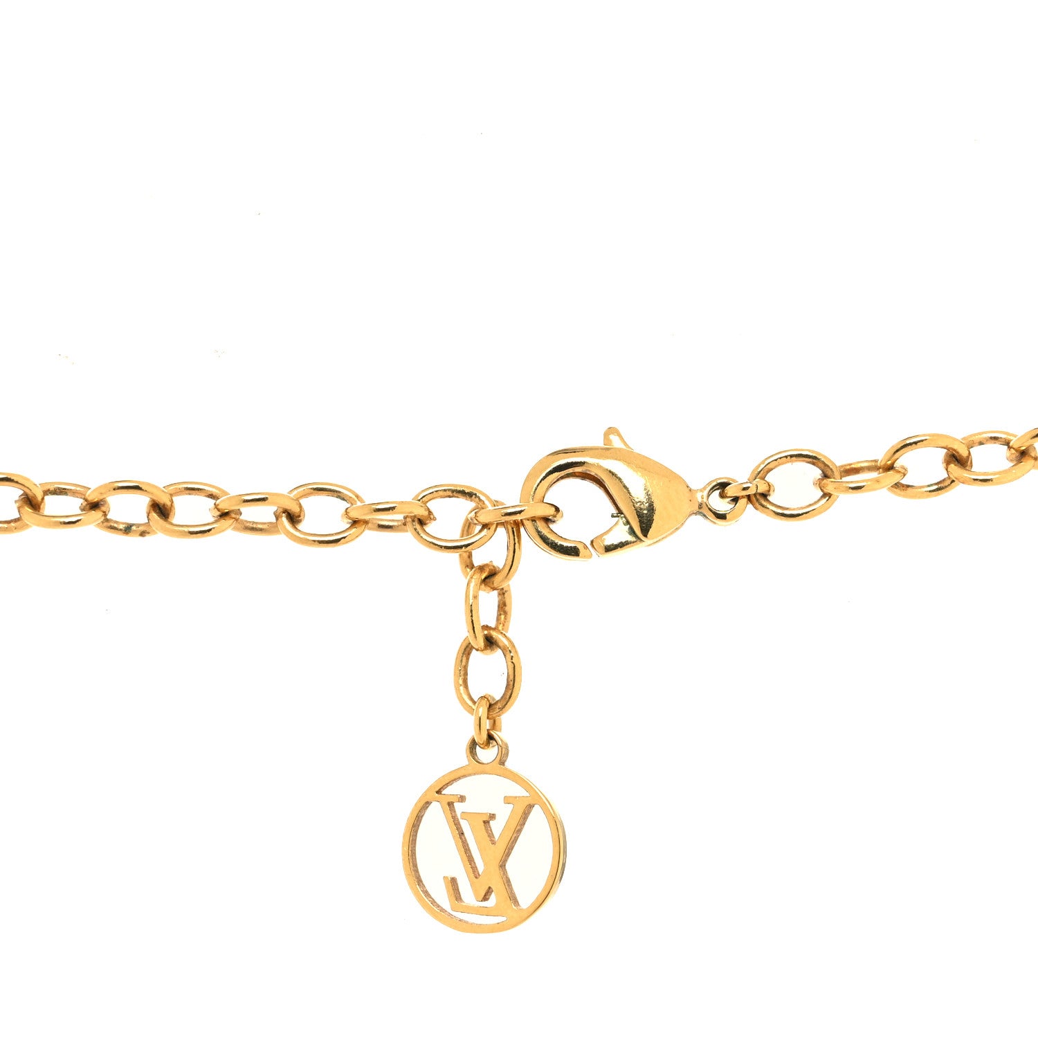 Louis Vuitton Metal Blooming Supple Necklace Gold 4 of 7