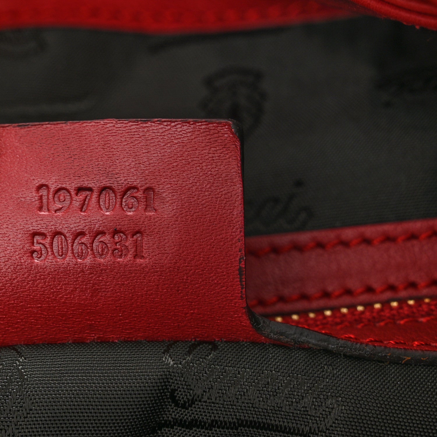 Gucci Calfskin Medium Hysteria Hobo Red 7 of 10