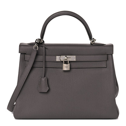 Hermes Togo Kelly Retourne 32 Etain 1 of 9