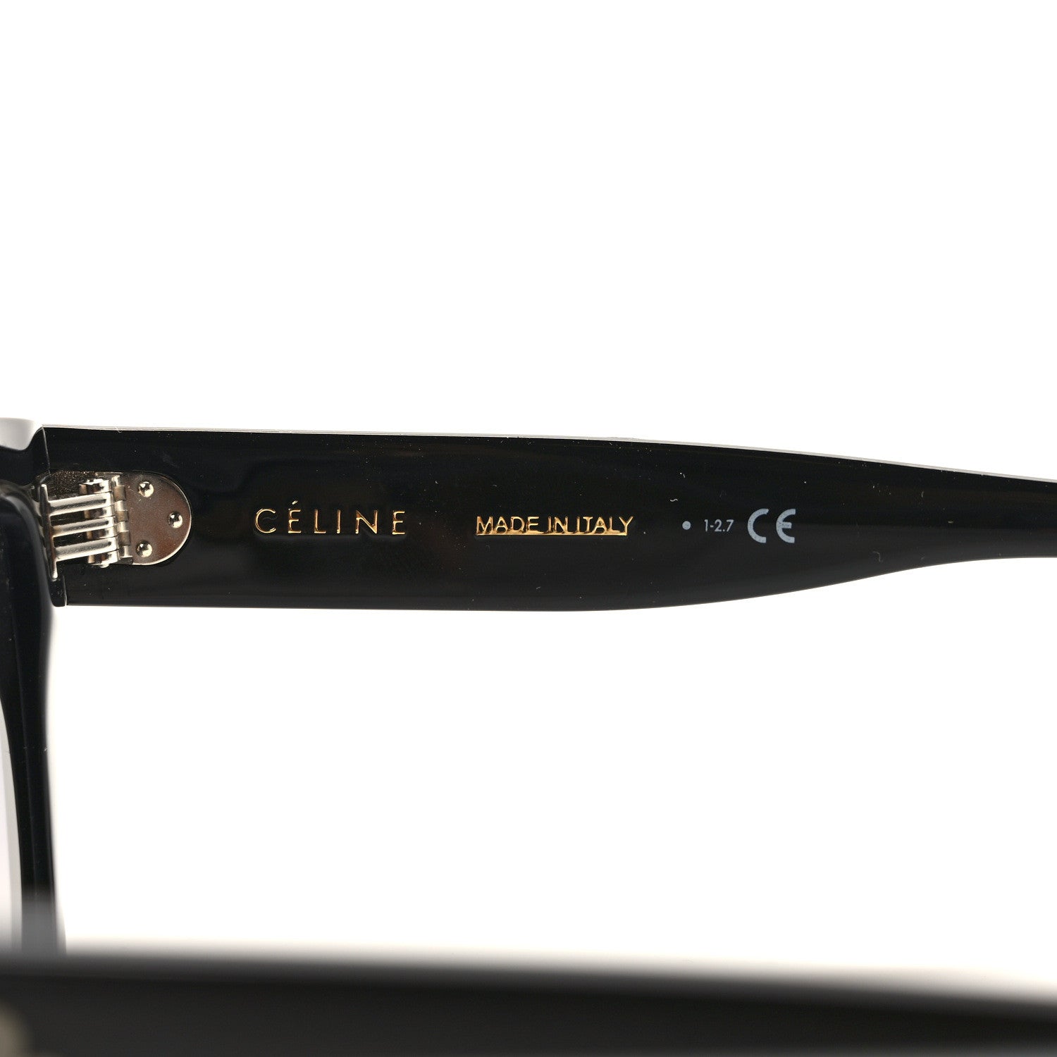 Celine Acetate Aviator Sunglasses CL 40001F Black 5 of 8