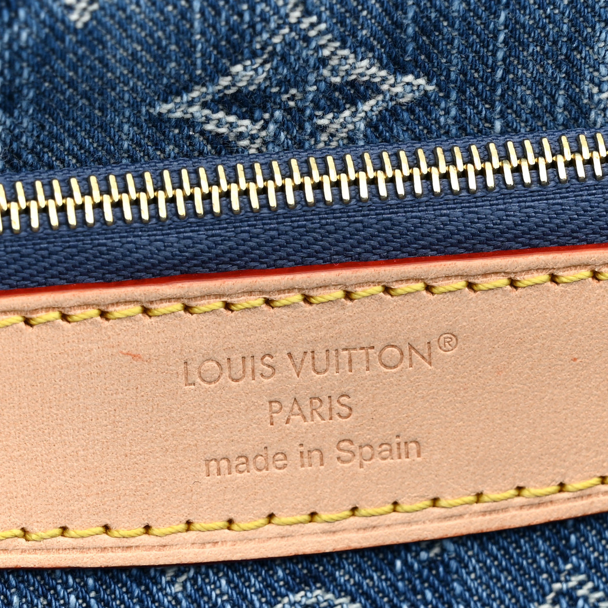 Louis Vuitton Monogram Denim Diane Blue 6 of 11