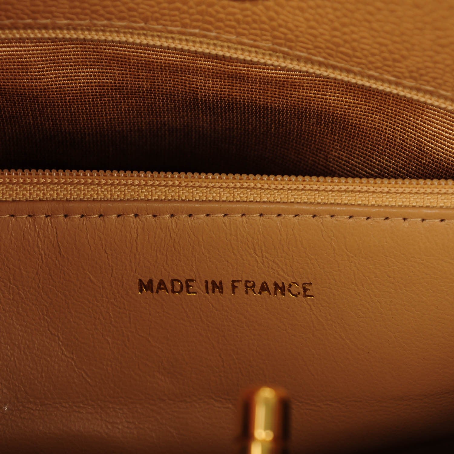 Chanel Caviar Quilted Tote Beige 7 of 9