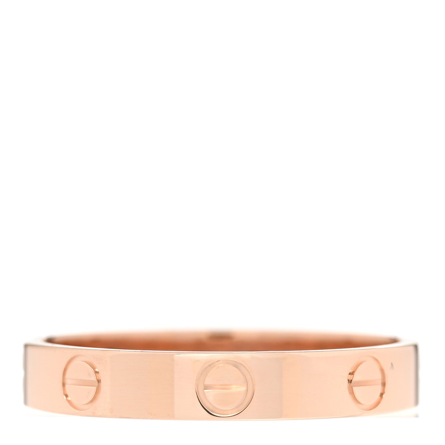 Cartier 18K Pink Gold 3.5mm LOVE Wedding Band Ring 60 9 3 of 4