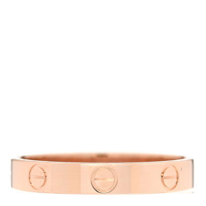 Cartier 18K Pink Gold 3.5mm LOVE Wedding Band Ring 60 9 3 of 4