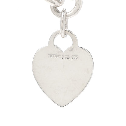 Tiffany Sterling Silver Heart Tag Toggle Necklace 4 of 5