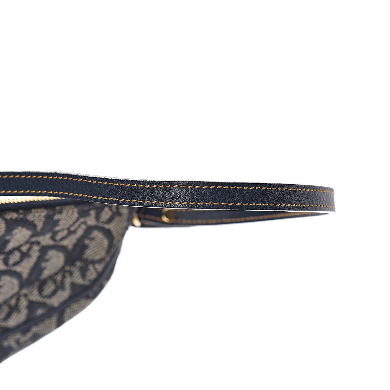 Christian Dior Monogram Mini Saddle Pochette Navy 11 of 12